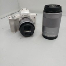 Canon EOS Kiss M Mirrorless Camera Kit 24.1MP EF-M Mount 55-200mm Lens, Accesso