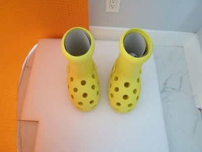 MSCHF x Crocs Big Boot (YELLOW) US Size 11 New 100% Authentic
