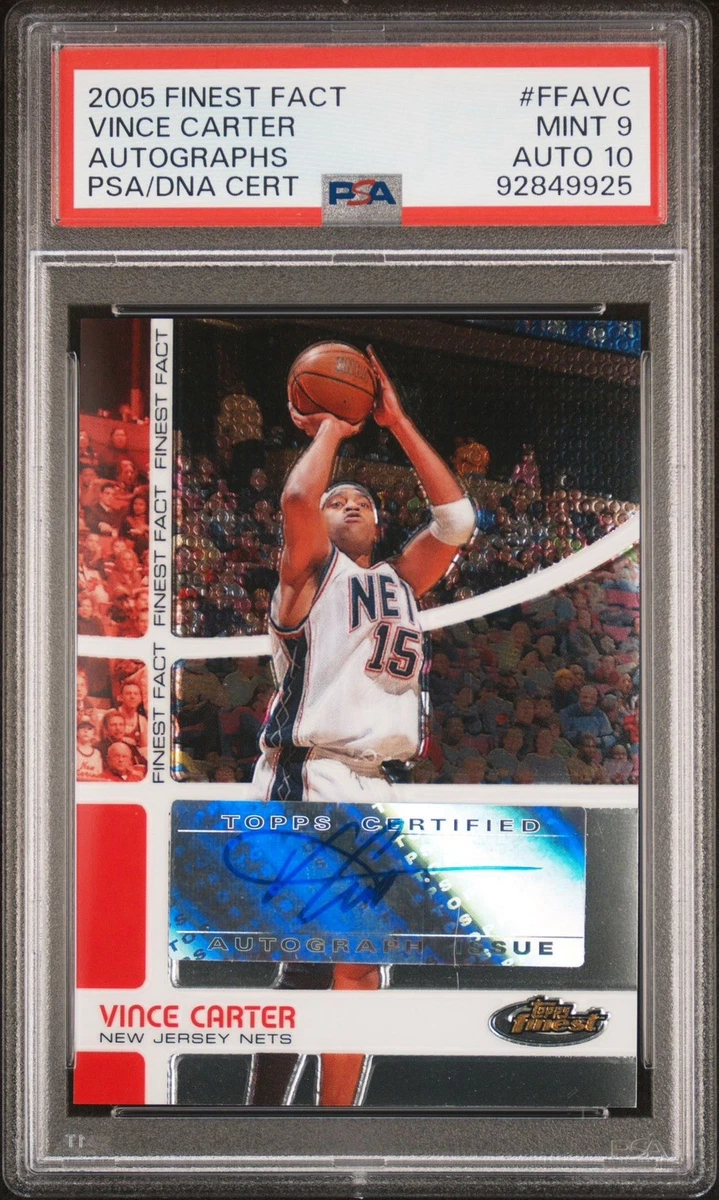 NBA カード Vince carter PSA10 123枚限定 Vince Carter 10 Graded Basketball Autographed Sports Trading Cards