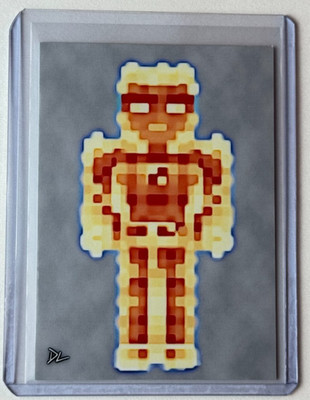 Human Torch Limited Edition Artist Signed  Minecraft  Trading Card 1/10