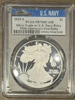 2025 Silver American Eagle $1 NAVY Privy PCGS PR70DCAM First Strike