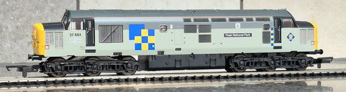 Lima L205187 Class 37 37684 "Peak National Park" Railfreight Construction Livery | Zustand: Used