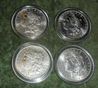 JB RFM 86248 Morgan Silver Dollars – 4 Pieces – 4 Decades of New Orleans Mint. 1