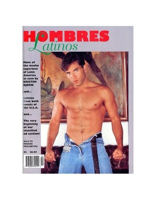 Hombres Latinos #2 Jan 1996, Vintage Gay Magazine, Handsome Latino Male Models