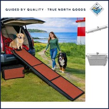 Skid-Resistant Foldable Dog Ramp for Easy Access, Lightweight and Portable
