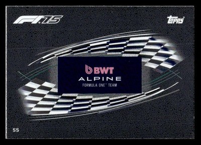 2025 Topps Turbo Attax F1 #55 BWT Alpine F1 Team FOIL card