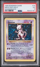 PSA 5 Mewtwo #10 Pokemon 1999 Base Set Shadowless Holo, new cert on eBay
