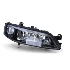 Klarglas Scheinwerfer H7 H7 schwarz rechts für Opel Vectra B 99-02