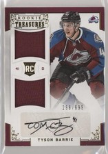 2012-13 Panini Rookie Anthology Treasures 298/699 Tyson Barrie #111 Auto 0c3