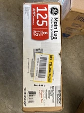 GE TLM812SCUDP 8 Space 16 Circui Load Center Main Lug Electrical Panel 125 amp