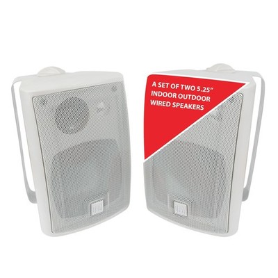 LU53PW 5.25'' 3-Way High Performance Outdoor Indoor Wired Speakers | Effortles...