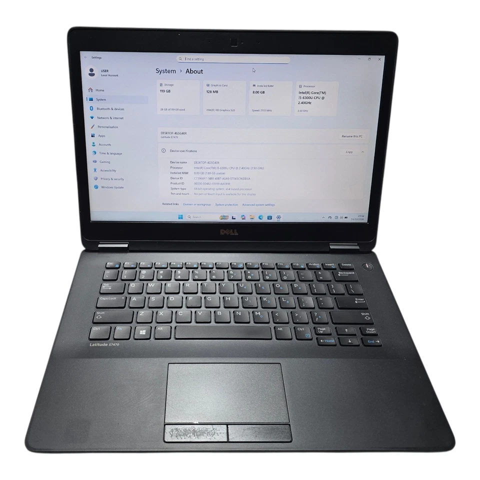 Dell Latitude E7470 · i5-6300U · 8GB · 128GB, photo 2 of 5