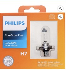 Philips Coredrive Plus H7 Halogen Headlight Bulbs 2 Pack Fits Select Vehicles