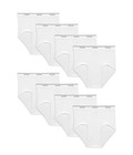 Fruit of the Loom Men s White Briefs  8-Pack, Size:  3XL