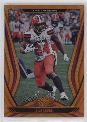 2020 Certified Mirror Orange /199 Nick Chubb #85 0p5x
