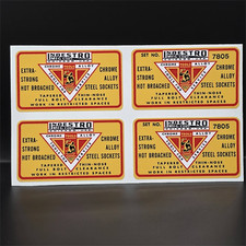 Indestro Tools Decal 2.5 Inch Vinyl Sticker X 4