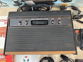 Atari CX-2600 Console in Original In Box w/ Manual, Controllers, Paddles - WORKS