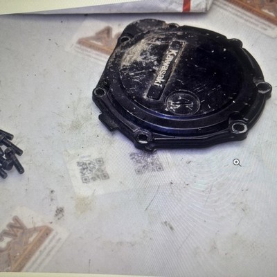 B2-13 Engine Side Motor Left Cover 1999 Kawasaki Ninja ZX11 Zx-11