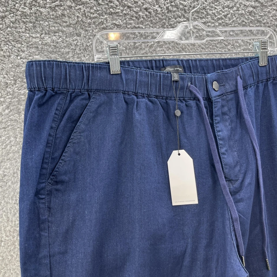 Pantalones Estándar Universal Mujer 24 Azul Jean Elastizados Cintura Cónica Tiro Alto Pantalones Foto 2 de 4