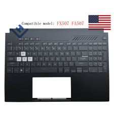New For ASUS TUF Dash A15 FX507 FA507 Palmrest w/Backlit Keyboard 90NR0951-R31