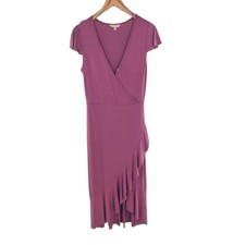 Juicy Couture Berry Juicy Wrap Maxi Dress Soft Mauve/Mixed Berry PT/XS (US 0)