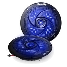 Pair of 6.5 Inch 240W Boat Speakers - Weather Resistant, LED