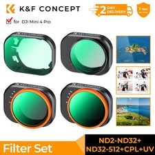 K F Concept CPL ND UV Effect Filter LPR Black Diffusion 1/4 for DJI Mini 4 Pro