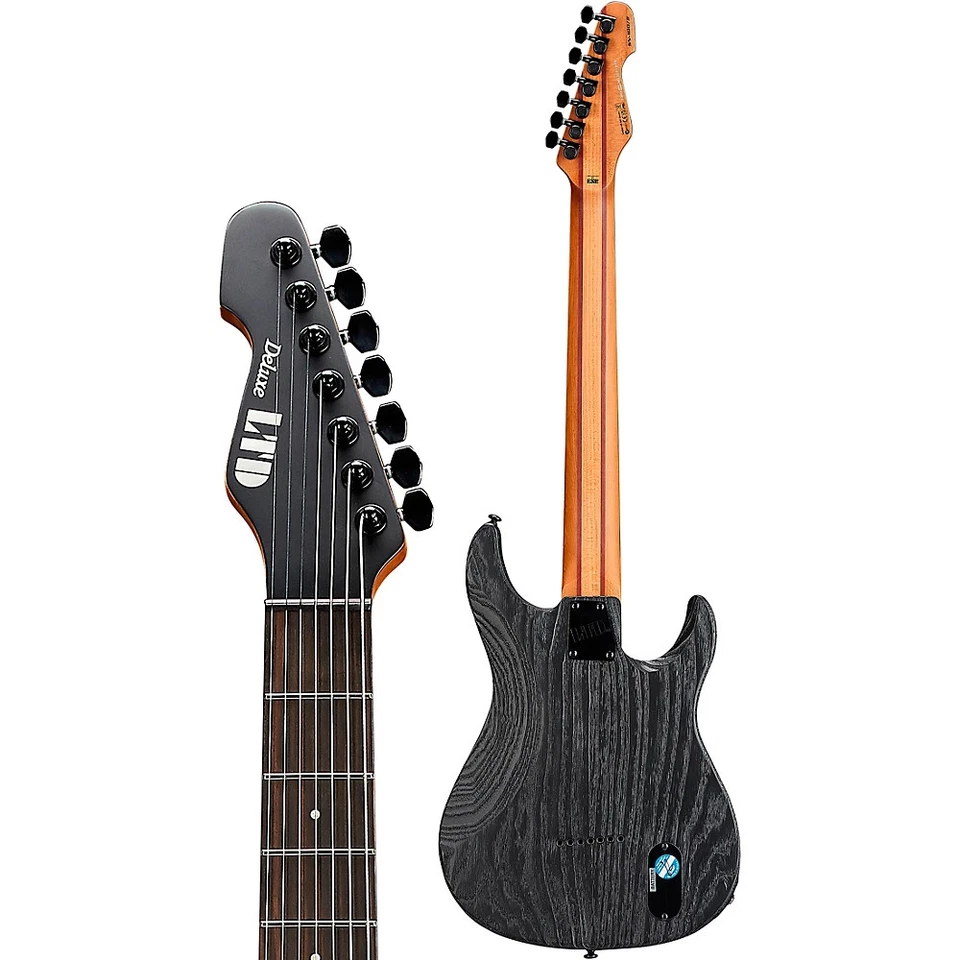 ESP LTD SN-1007 Baritone HT 7-String Left-Handed Electric Guitar Black Blast - Image 4 of 4