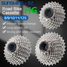 Sunshine Road Bike Cassette 8-12 Speed 23-36T HG Sprocket for Shimano Cycling