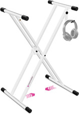 Piano Keyboard Stand - X Style Adjustable and Portable Heavy Duty Music Stand fo