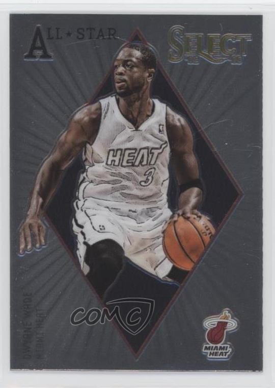 2012-13 Panini Select All-Star Selections Dwyane Wade #7 HOF 0ex8
