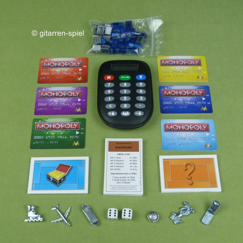 Monopoly Banking - Komplett 1A Top! Klassischer Spielplan 6 Spieler Hasbro ©2012 - Bild 3 von 4