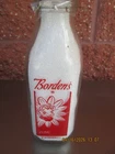 Vintage Borden's Elsie 1/2 Litre Glass Milk Bottle