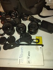 Fujifilm T-X20 Mirrorless Digital SLR Bundle with Three Fujinon Lenses