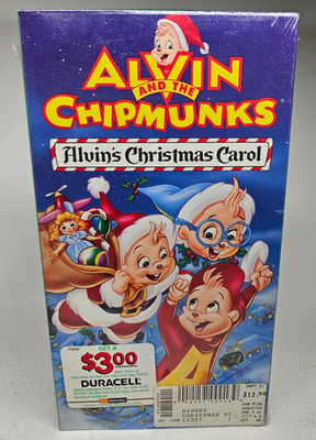 Alvin and the Chipmunks NEW SEALED - Alvins Christmas Carol VHS