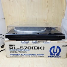 Vintage Pioneer PL-570 Full-Automatic Stereo Turntable w/ Original Box WORKS 