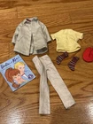 Vintage Barbie Ken Casuals Outfit & Rally Day Coat #782/#788 1960s Mattel