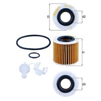 ÖLfilter Mahle Ox 416D2 FüR Aston Martin Daihatsu Cygnet Charade Viii Extol