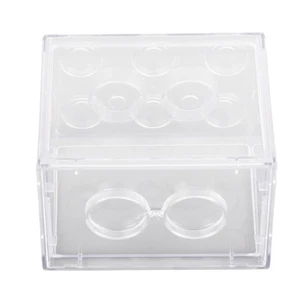 1 Small Betta Fish Tank Portable Acrylic Miniature Aquarium