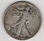 1937 P WALKING LIBERTY HALF DOLLAR 90% SILVER PHILADELPHIA .50¢ UNITED STATES
