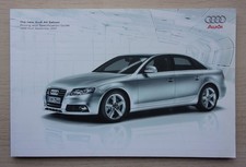 AUDI A4 SALOON orig 2018 UK Mkt Full 48pp Pricing & Specification Brochure - SE