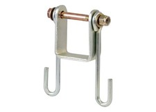 Curt 45806 Trailer Safety Chain Holder Bracket For 2" Shank