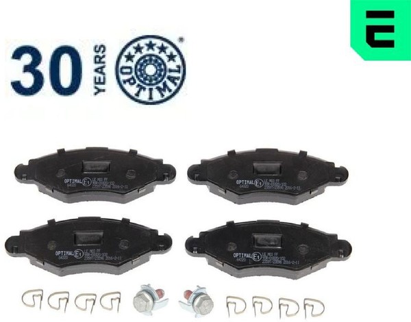 Optimal BP-64320 Bremsbelagsatz FüR Scheibenbremse Bremsbelagsatz-image