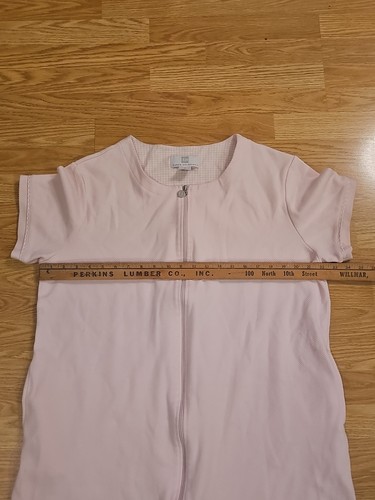KAREN NEUBURGER XL Full Zip Pink Rose Sleepwear Pajamas. C11 - Picture 9 of 14