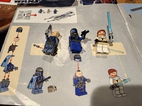 LEGO Star Wars: Pre Vizsla's Mandalorian Fighter (9525) W/instructions & Figs