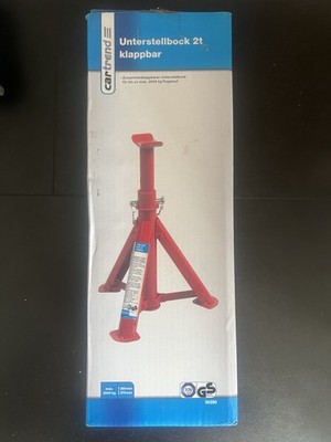 Cartrend Unterstellbock 2t klappbar 50290   höhenverstellbar 276 363 mm TÜV/GS