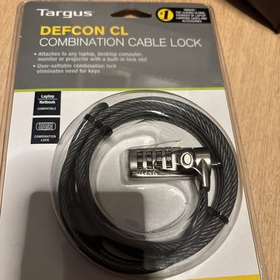  Targus DEFCON CL Notebookschloss 2,0 m Original verpackt , NEU