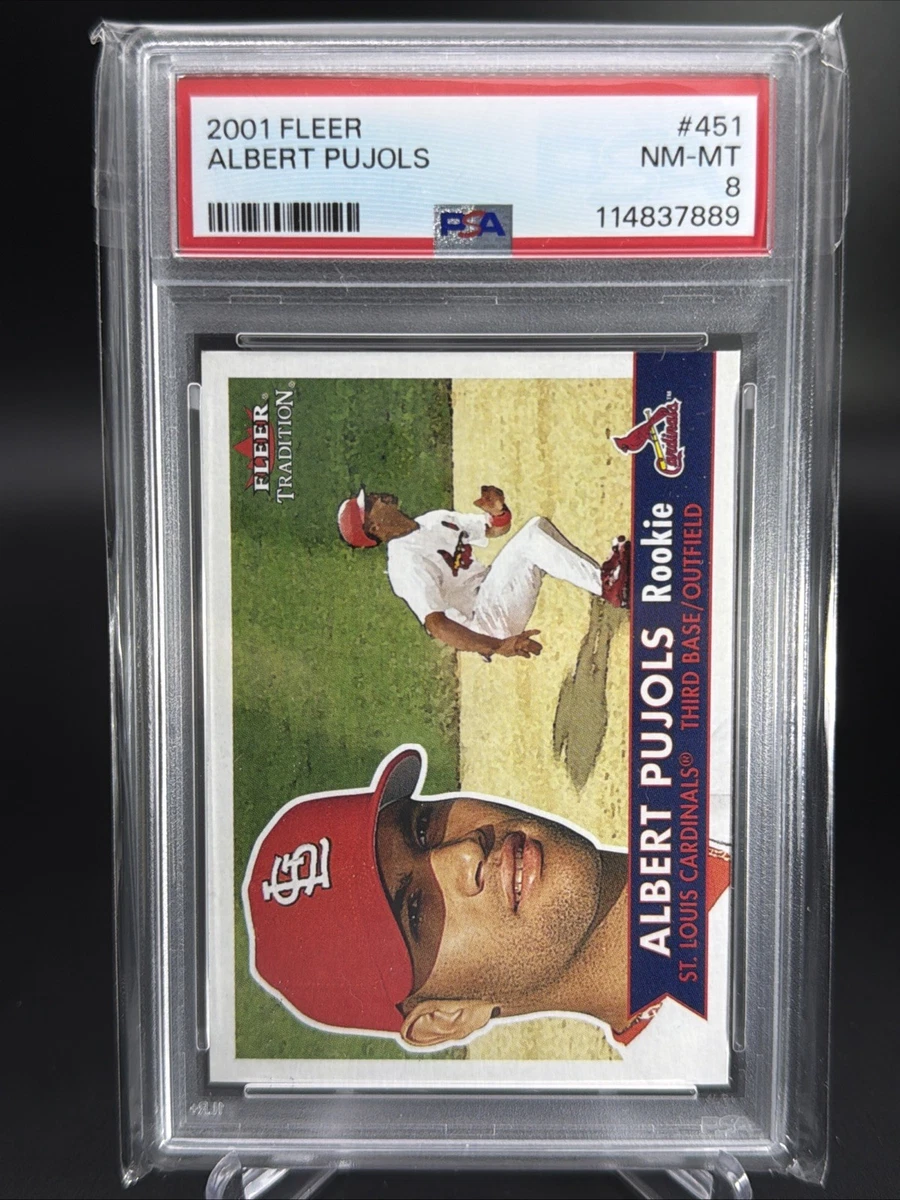 Fleer Albert Pujols Rookie Baseball Sports Trading Cards