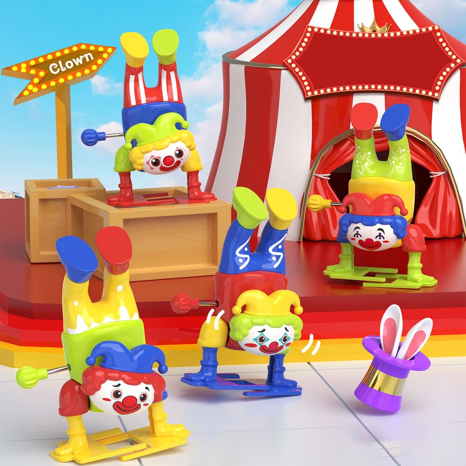 Wind Up Toys Handstand Hiphop Boy Clockwork Novelty Toys Kids Children