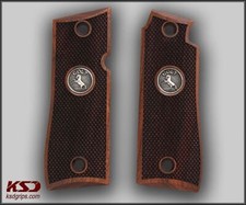 KSD Brand Colt Mustang Plus II Compatible Rosewood Grips Diamond
